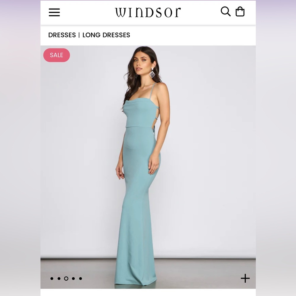 Windsor Meadow Formal Lace-Up Dress